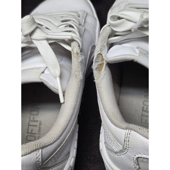 Puma White Smash Platform Soft Foam Optimal Comfort Tennis Worn Shoe Sneakers - Picture 7 of 10